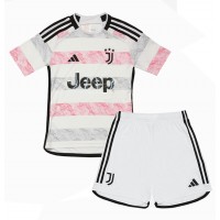 Dres Juventus Gostujuci za djecu 2023-24 Kratak Rukav (+ kratke hlače)